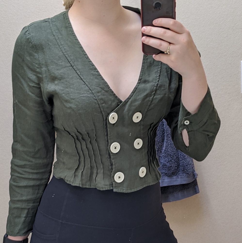 Free People Linen Top